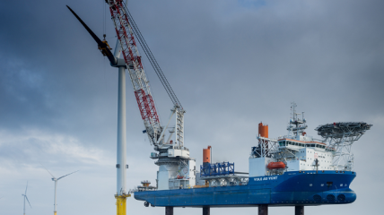 Ingenieur Maarten Lozie bouwt windturbineparken op volle zee